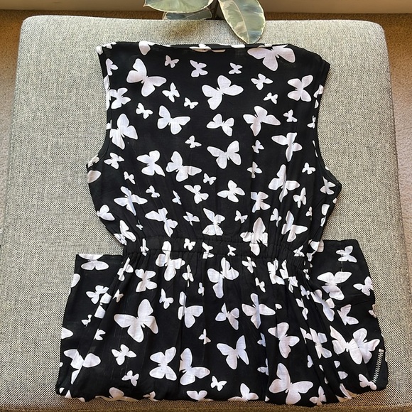 🦋 Y2K Vintage Circa 2006 Butterfly print Dress with zipper detail ✨ - Picture 3 of 17